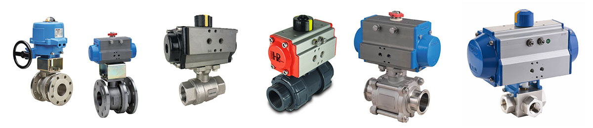 Pneumatic Actuated Ball Valves 