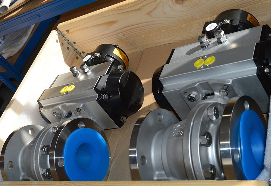 Pneumatic Actuated Ball Valves 